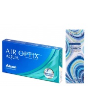 Air Optix Aqua z płynem Horien 500ml