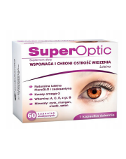 Superoptic Zdrowe Oczy, Luteina, Omega-3 60 kaps.